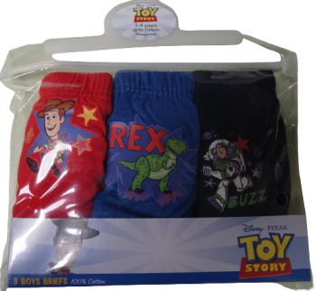 18 Boys Toy Story 3Pack Briefs