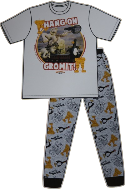 24 Mens Wallace And Gromit Pyjamas