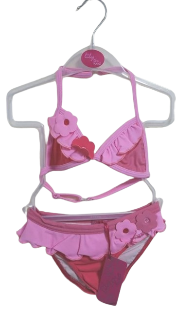 10 Girl's Magenta/Pink Lulu Rio Bikinis