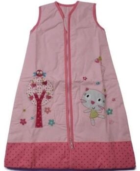 4 Baby Cotton Kiddy Kaboosh Sleeping Bags 1 TOG Kitty Garden 0-6 Months