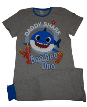 12 Mens Daddy Shark Pyjamas,Only £4.00 each.