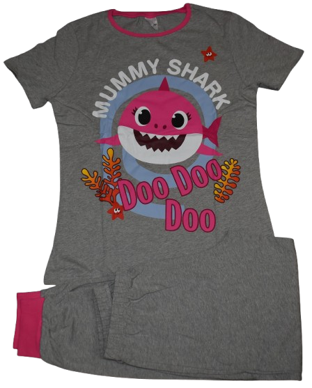 16 Ladies Mummy Shark Pyjamas.Only £4.00 each