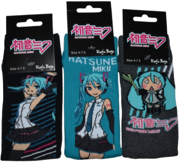 30 Hatsune Miku Socks Sized 4-7.5