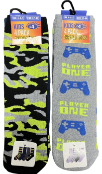 12 Boys 4Pack Thermal Socks
