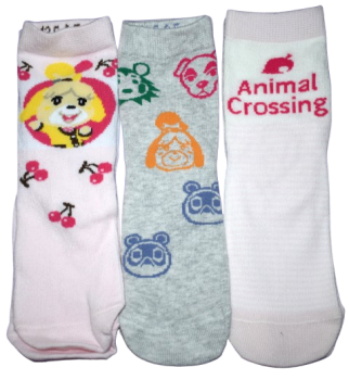 20 3Pack Girls Animal Crossing Socks