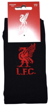 12 Boys Black Liverpool Football Club Socks Sized 4-6.5