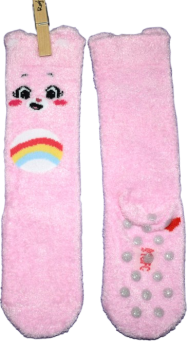 10 Girls Care Bears Non-Slip Fluffy Socks