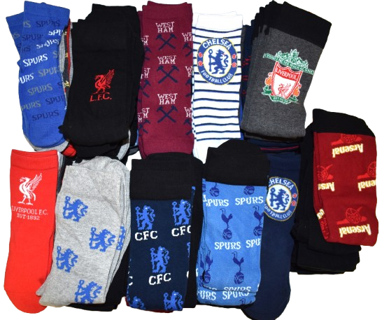 28 Assorted Football Socks