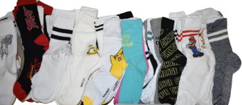 100 Pairs Of Assorted Sports Socks