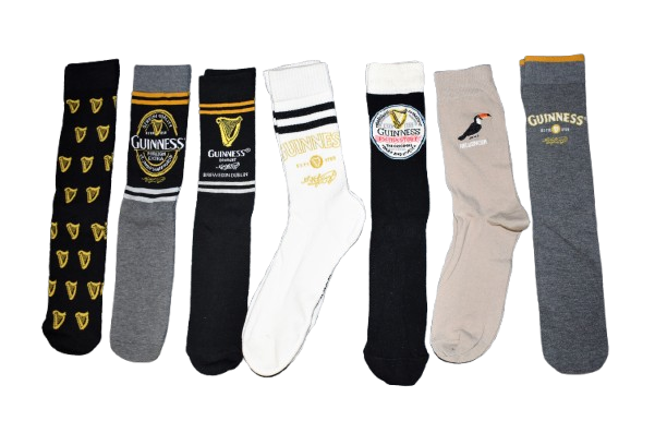 22 Pairs Men's Guinness Socks