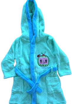 14 Kids Green&Blue Cocomelon Dressing Gowns.£2.50 each