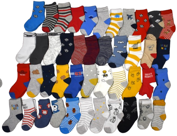 170 Boys Assorted Socks