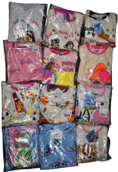 15 Girl's Assorted Character Pyjamas Age 5-6 Only