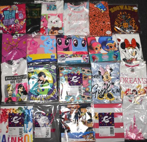 11 Girls Assorted Character T-Shirts
