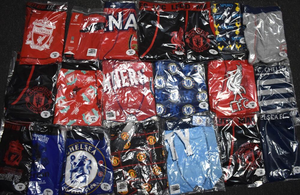 12 Mens Football Boxers