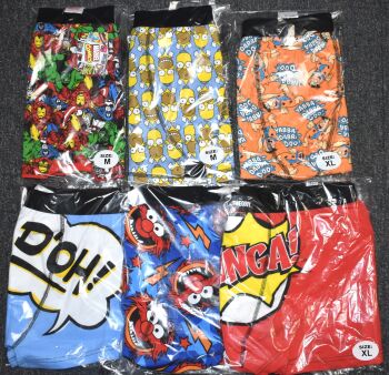 7 Mens Character Boxers
