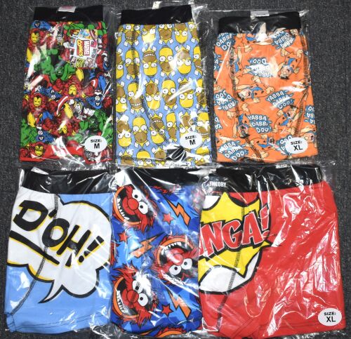 7 Mens Character Boxers