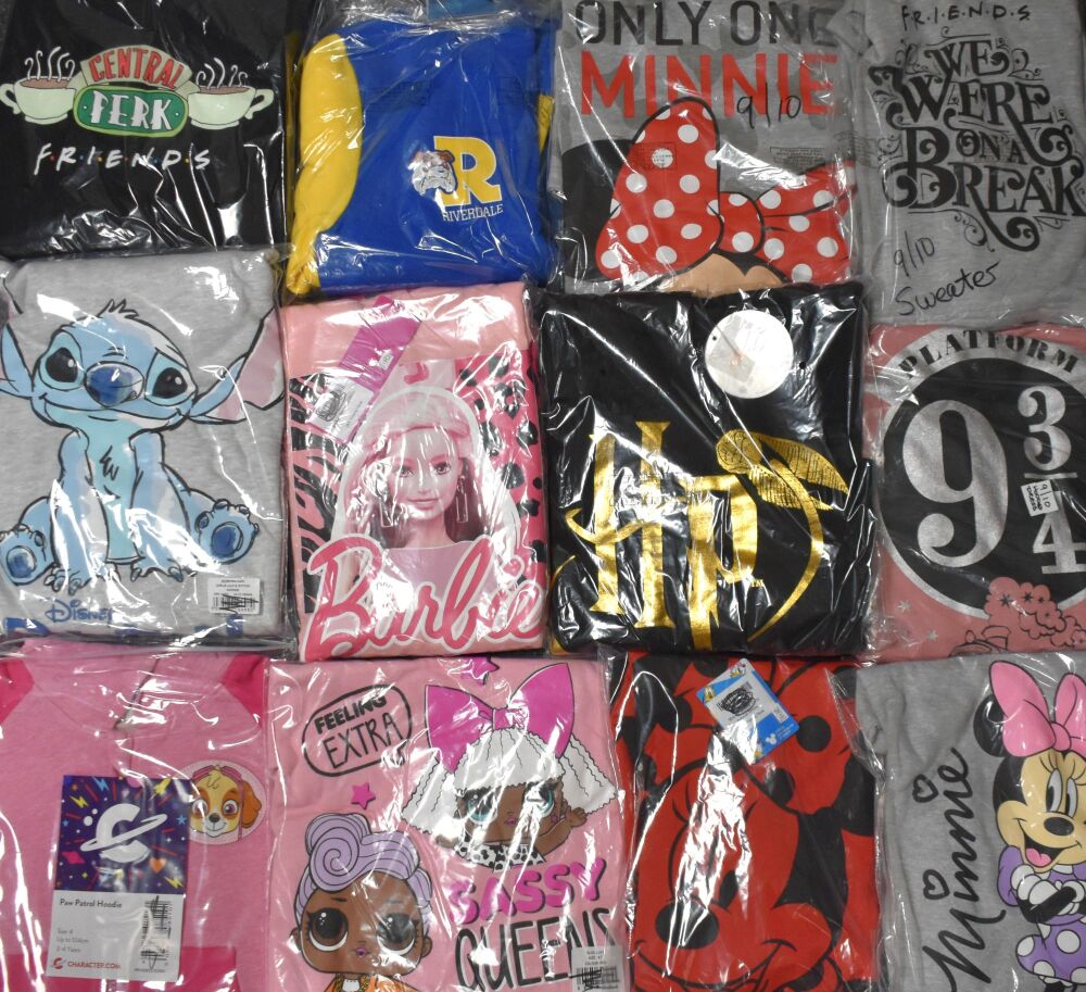 11 Girls Character Hoodies