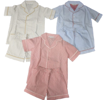 3 Children's Cotton Short Pyjamas Age 6