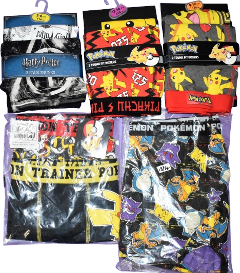 9 Boy's Character 2 Pack Boxers