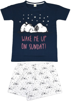 2 Ladies Snoopy Pyjamas Sized Small