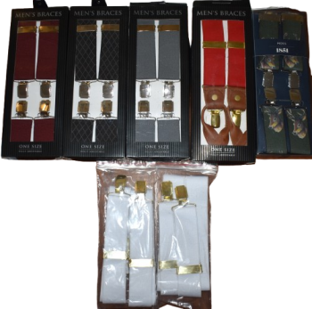 100 Mens Assorted Braces