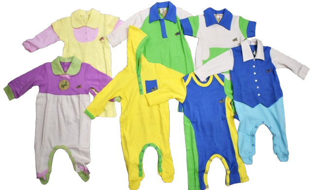 96 Assorted Organic Cotton Baby Rompers, Just 66p each!
