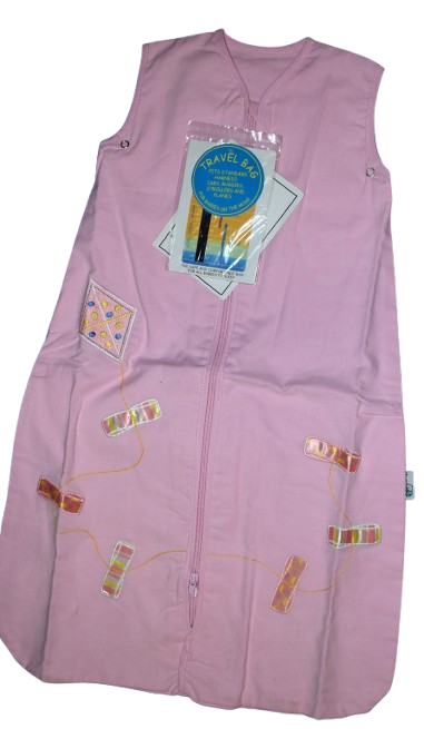 2 Sleeping/Travel Bags Age 0-6 Months 1Tog Baby Pink