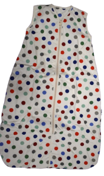 4 Baby Sleeping/Travel Bags 1 Tog 6-18 Months Polka Dots