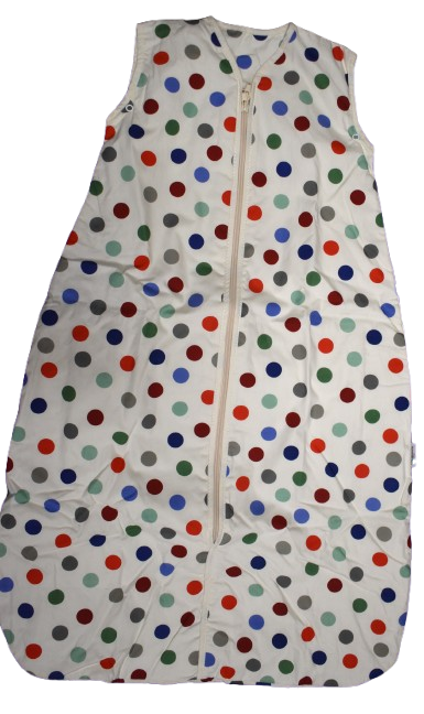 4 Baby Sleeping/Travel Bags 1 Tog 6-18 Months Polka Dots