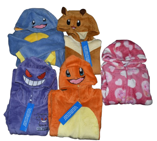 7 Boy's/Girl's Character Onesies