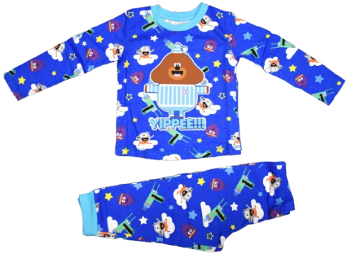 17 Toddler Boys Blue Hey Duggee Pyjamas