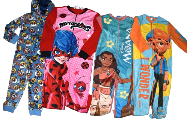 4 Children's Character Onesies
