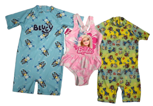 3 Girls & Boy's Swimwear No Labels