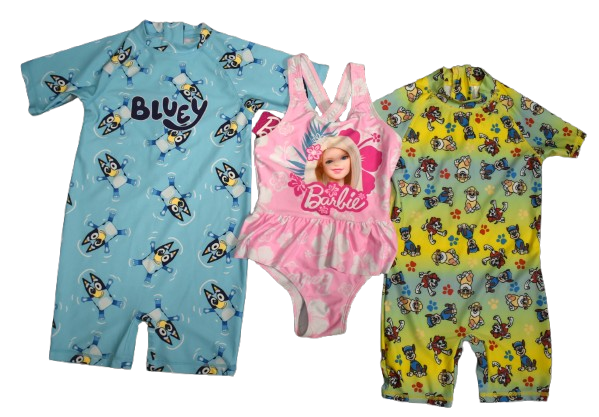 3 Girls & Boy's Swimwear No Labels