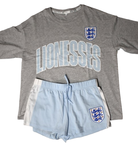 1 Ladies England Short Pyjamas Size Medium no labels