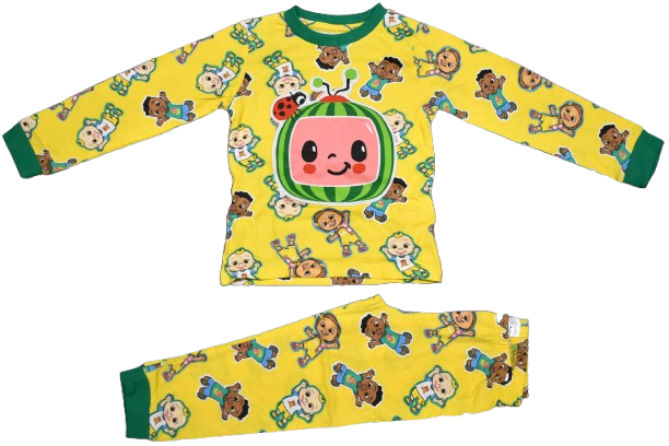 18 Boys Yellow Cocomelon Pyjamas