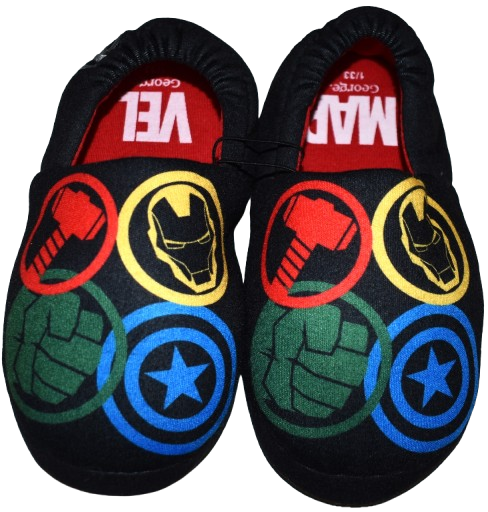 19 Kids Marvel Avengers Slippers