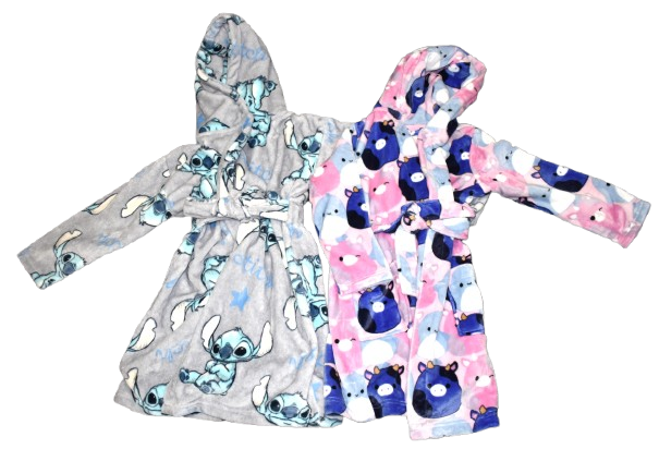3 Children's Character Dressing Gowns No Labels