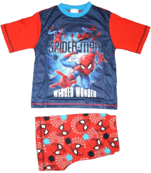 22 Boys Spiderman Short Pyjamas