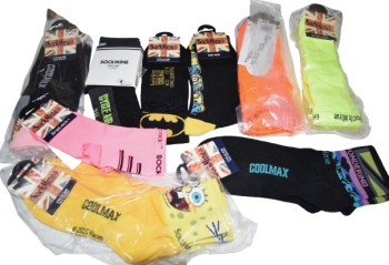 59 Pairs Of Assorted Sports Socks