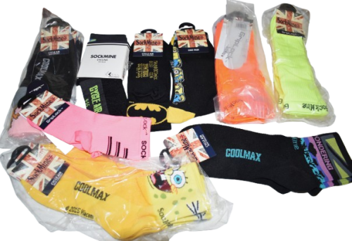 59 Pairs Of Assorted Sports Socks