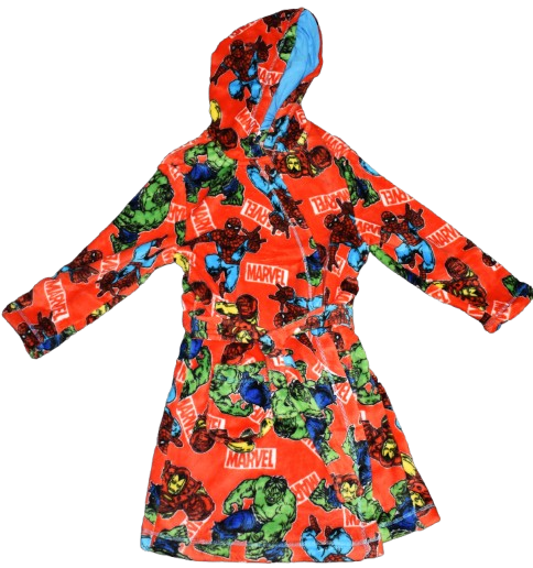 12 Boys Marvel Dressing Gowns