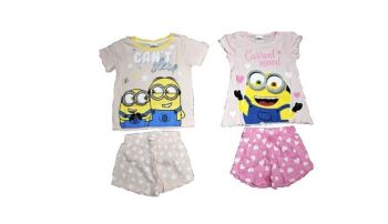 22 Girls Mixed Minions Short Pyjamas