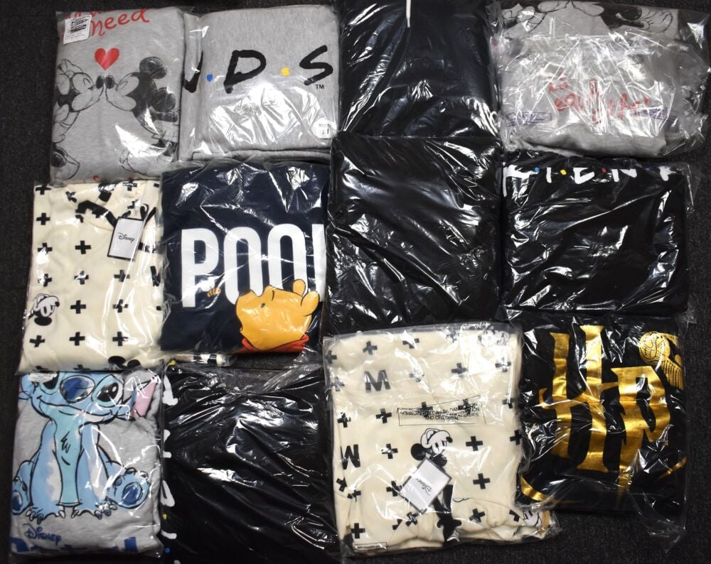 12 Ladies Assorted Character Hoodies