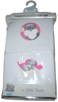18 Girls Tatty Teddy 2pack Vests