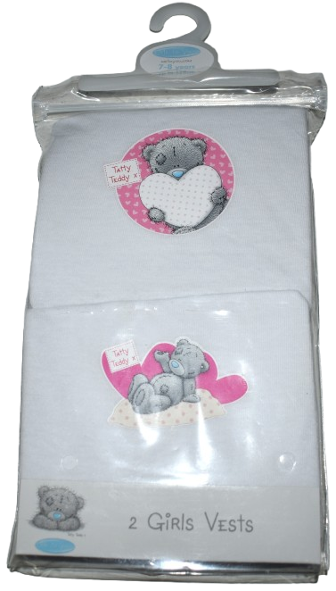 18 Girls Tatty Teddy 2pack Vests