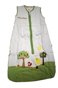 9 Baby Cotton Sleeping Bags 2.5 TOG 6-18 Months Forest Friends