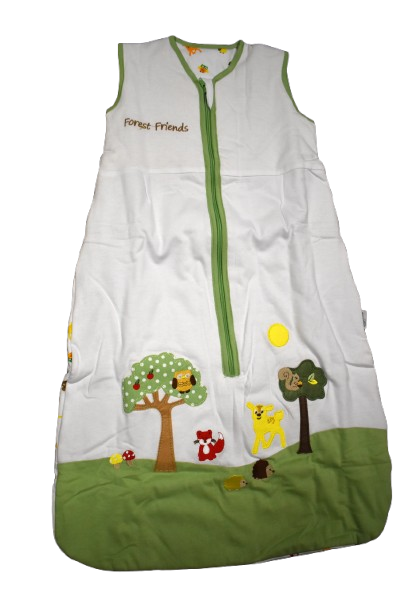 9 Baby Cotton Sleeping Bags 2.5 TOG 6-18 Months Forest Friends