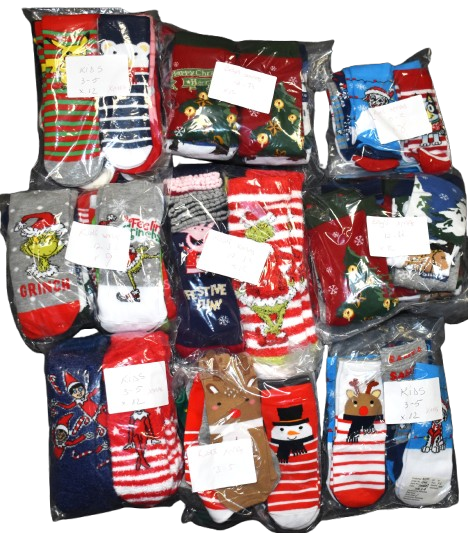 98 Kids Christmas Socks